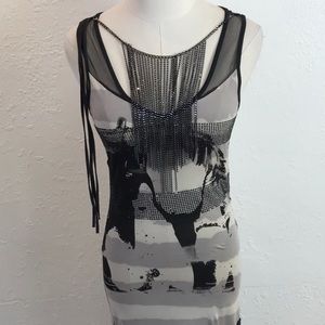 Salvage multi mixed dress